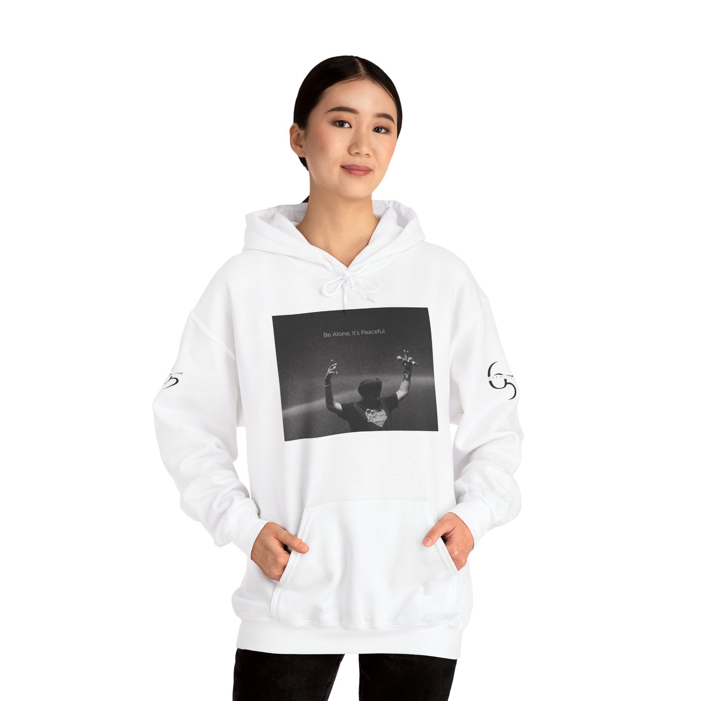 Be Alone, It's peaceful - Unisex Hoodie